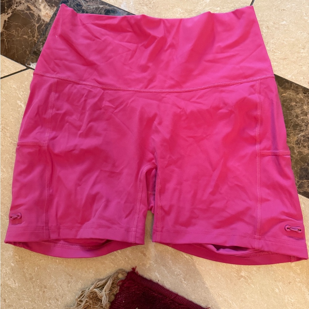 Gymshark Vibrant Pink Athletic Shorts